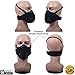 Dust Breathing Mask Activated Carbon Dustproof Mask with Extra Carbon N99 Filters for Pollen Allergy Woodworking Mowing Running Cycling Outdoor Activities
