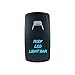 STVMotorsports® Laser Backlit Blue Rocker Switch ROOF LED Light BAR 20A 12V On/Off LED Light