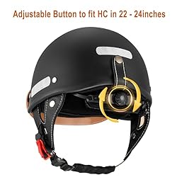 SANYETS Motorcycle Half Helmet, Adjustable Helmet