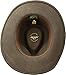 Dorfman Pacific Scala Men's Crushable Wool Outback Hat Khaki - Large