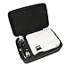 For DBPOWER T20/T21 1500 Lumens LCD Mini Projector/LEPHAS 1500 Lumens LED Video Home Projector EVA Carrying Case by Khanka