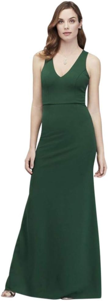 aqua scuba crepe mermaid gown