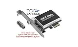 AllAboutAdapters Hybrid Digital ATSC DVB-T QAM Tuner + Analog NTSC PAL TV Tuner Card with DVR Recording