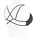 Cage Cutout Bralette Padded Seamless Sports Bra Bustier Crop Top 4034 (black)