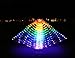 Dance Fairy Belly Dance LED Colorful Isis Wings with Stick(Red-Yellow-Green-Blue-Purple)