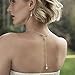 Zoestar Pearl Back Necklaces Wedding Pendant Necklace for Women