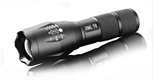 A100 5-Mode XM-L T6 1200LM Zoomable Handheld Flashlight Torch for Indoor or Outdoor Use Camping Hiking Fishing LED Torch