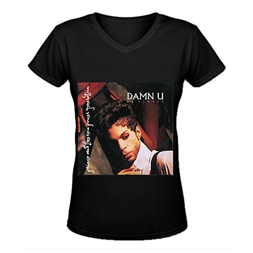 Damn You Single V Neck T Shirts Women Black