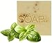 Spearmint Basil Natural Soap with Coconut Oil 5oz (1 Pack)