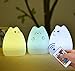 Umiwe Remote Control Cat Lamp,8 Color Cute Silicone Kitty Night Light for Kids Baby Children Nursery Toddler Birthday Gift (Celebrity Cat+Remote Control)