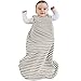Woolino Merino Wool and Organic Cotton Baby Sleep Bag - 4 Season Classic Sleep Sack - Two-Way Zipper Baby Sleeping Bag - 6-18 Months - Earth