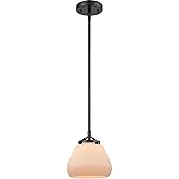 Innovations 284-1S-OB-G171-LED Fulton 1 Light Mini Pendant Part of The Nouveau Collection, Oil Rubbed Bronze