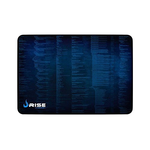 Mousepad Rise Hacker Fibertek Grande Borda Costurada - RG-MP-05-HCK