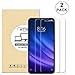 [2 Pack] Xiaomi Mi 8 Lite Screen Protector Glass, KTtwo 9H Hardness Tempered Glass Anti-Scratch Bubble-Free Screen Protector for Xiaomi Mi 8 Lite/Redmi Note 6/Xiaomi 8X