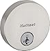 Kwikset Uptown Low Profile Round Contemporary Deadbolt Featuring Smartkey In Satin Nickel (Clear Pack)