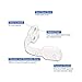 MorTime Adjustable Child Safety Locks Latches Straps to Baby Proof Cabinets, Drawers, Appliances, Toilet Seat, Fridge, Oven | 3M adhesive - no tools or drilling | 6 pack White