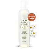 John Masters Organics - Bare - Unscented Shampoo for All Hair Types - Fragrance Free Natural Cleanser for Men & Women Sensitive to Fragrances - 8 oz