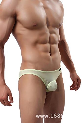 Louis Rouse Men's Fresh Ice Silk Sexy U Convex Briefs