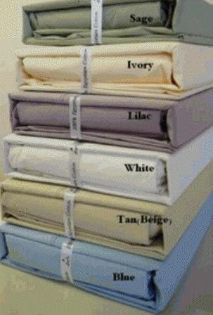 TEMPTATION 550TC (EGYPTIANCOTTON) Solid Percale 7PCS - Sheet Set (4Pcs) with Duvet Cover Set (3PCS) (WHITE) QUEEN.