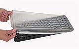 Keyboard COVER Compatible with Logitech K360 - Part 717G107 - Protects from Mold, Spills, Dirt, Grease, Food, and Bacteria - Easy to Clean and Disinfect.