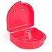 Nipple Shield Case, Pacifier Case, for Nipple Shields and Breast Shields, Pacifier Holder, Nursing Case, Good for Diaper Bag, Purse, Travel, BPA Free, Durable, Made in The USA (Flamingo Pink)