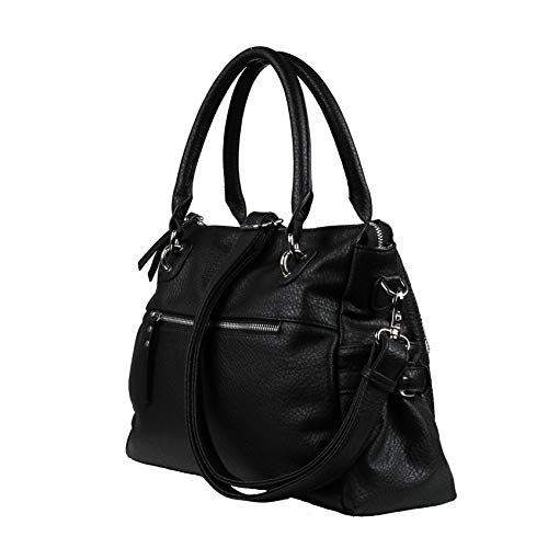 Concealed Carry Purse YKK Locking Jessica Satchel by Lady Conceal (Black) Pricepulse
