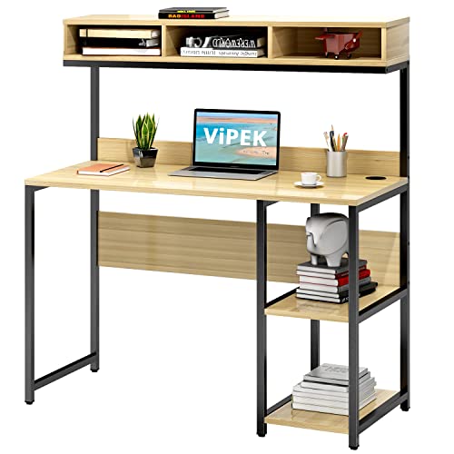 VIPEK Computer Desk 42 Inch Study Writing Desk PC Laptop Table for Home