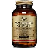 Solgar - Magnesium Citrate,pack of two(120 tablets in each)