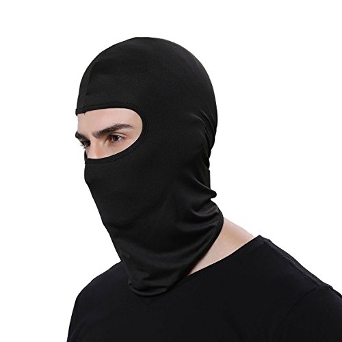 image for MOPHY Lycra Fabrics Balaclava Face Mask, (2 Pack) Black Adjustable Sum