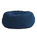 Big Joe King Fuf Foam Filled Bean Bag Chair, Comfort Suede, Blue Sky