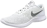 Nike Women's Flex Contact Running Shoe White/Cool Grey-Metallic Silver Size 8