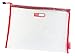 Rough Enough Plastic File Folder Clear Document Holder Bag Zipper Pouches Bags for Organizing A4 Paper Letter Office Teacher Art Supplies Storage