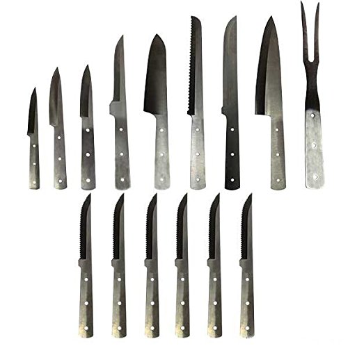 Kitchen - Chef Maker Knife 15 Blade Set - 15 Knife Blade Blanks