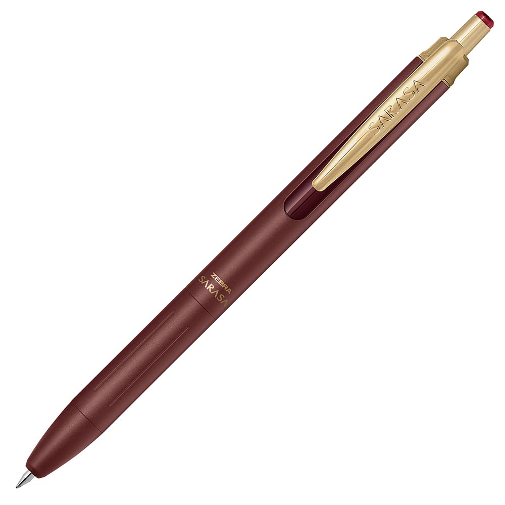 Photo 1 of ???(ZEBRA) Zebra Sarasa Grand Gel Ink Rollerball Pen, 0.5mm Fine Point, Water-Based Vintage Ink Color, Red Black, P-JJ57-VRB