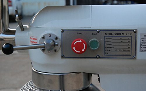 Hakka Commercial Planetary Mixers 3 Funtion Stainless Steel Food Mixer (20 Quart(M20A)) - Thumbnail 4