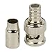RioRand Professional RG59/BNC Male Crimp-On Connector, 2 Piece Set (100pcs)