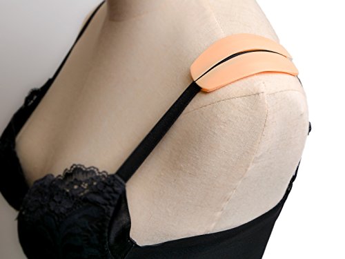 4 Pairs Soft Silicone Bra Strap Cushions Holder , Non-slip Shoulder Protector Pads