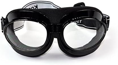 Motorcycle Goggles, Anti-UV Adjustable Motorcycle Glasses Motocross Pilot Scooter Harley Goggles. Ski, Snowboard, and Snowmobile works either