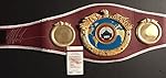 Autographed/Signed Mike Tyson WBO Boxing Replica Championship Belt JSA COA