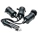 RoadPro 12V 3 Outlet Platinum Series Cigarette Lighter Adapter with Short Cord primary