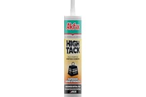 Akfix High Tack Multi-Purpose Montage Adhesive, AST Polymer-Based, Professional Grade, for Construction and Building Material