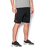 Under Armour Men's Tech Mesh Shorts, Black (001)/Red, Small