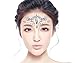 DaLin 6 Sets Mermaid Face Gems Rave Festival Glitter Face Jewels Stick On Crystals Bindi Rainbow Tears Rhinestone Temporary Tattoo Face Rocks (Collection 2)