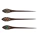 Tangc Fashion Hairpin Retro Women Elegant wooden Pin Colorful Hairpin Rhinestone Hair Stick (Blue)
