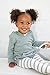 L'ovedbaby Unisex-Baby Newborn Organic Hoodie, Seafoam, 6-9 Months
