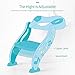 KIDPAR Potty Training Seat for Kids,Adjustable Toddler Toilet Potty Chair with Sturdy Non-Slip Step Stool Ladder, Comfortable Handles and Splash Guard, Easy to Assemble Toilet Seat for Boys and Girls