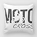 Motocross Motor Bike Pillow Cases For Throw Pillows Home Throw Pillow
