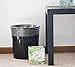 2.6 Gallon Clear Bathroom Trash Bags (240 Bags) 2 Gallon Small Garbage Bags 10 Liter Plastic Wastebasket Trash Can Liners for Home and Office Bins, 240 count