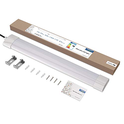 TONFFI 150CM Ultraslim LED Feuchtraumleuchte 42W 4200 Lumen Neutralweiß 4000K-4500K Wasserfest IP65 für Keller Garage… – Bild 8