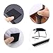 Shintop Felt Tape DIY Adhesive Heavy Duty Felt Strip Roll Cut into Any Shape to Protect Your Hardwood and Laminate Flooring, 1.96 x 39.3 Inches (Pack of 2, Black)